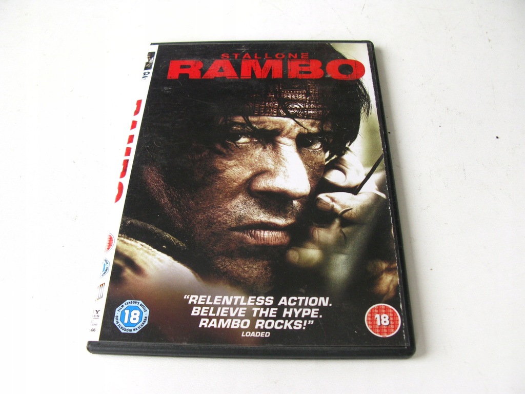 RAMBO Pierwsza krew- film DVD Sylwester Stallone 1
