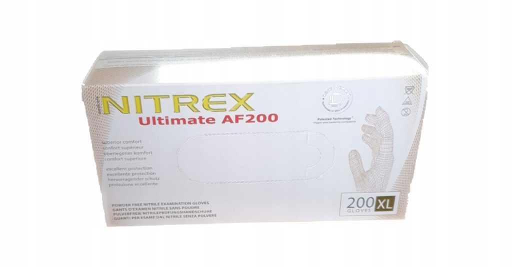 Rękawiczki nitrylowe XL op. 200 szt.
