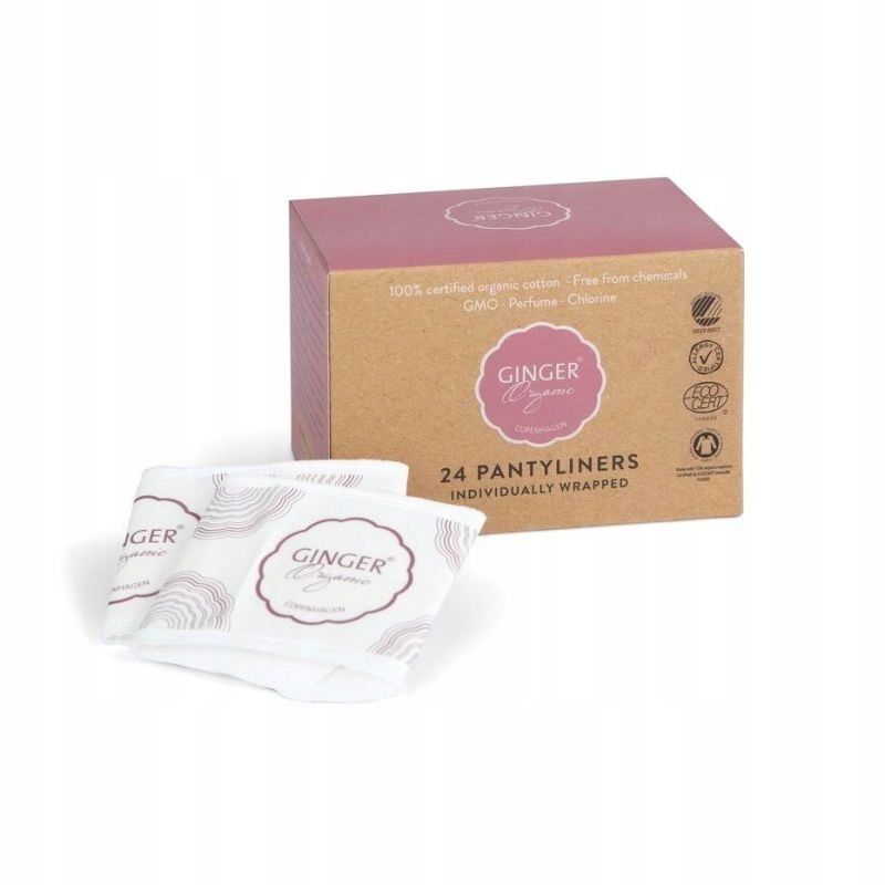 Ginger Organic Pantyliners wkładki higieniczne 24szt P1