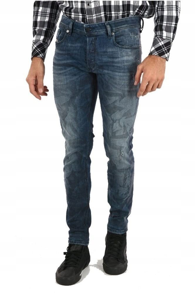 DIESEL MĘŻCZYZN NIEBIESKI JEANSY 36 DENIM