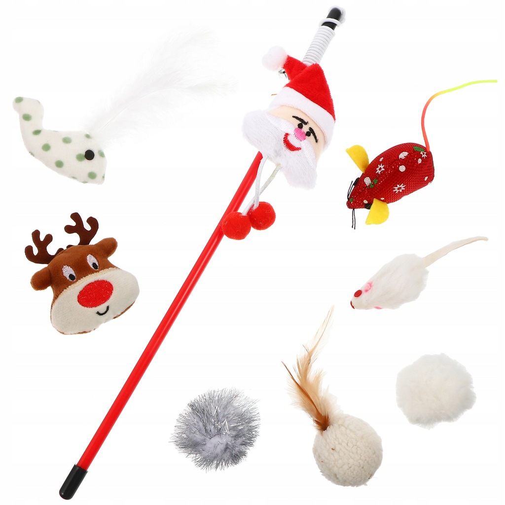 Cat Christmas Toy White Socks Toys