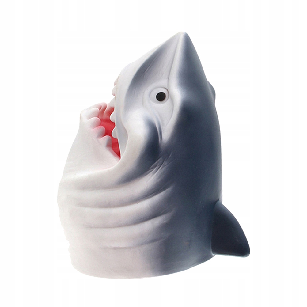 Shark Head Hand Puppet Toy Funny Shark Role Play - 11346314969 - oficjalne  archiwum Allegro
