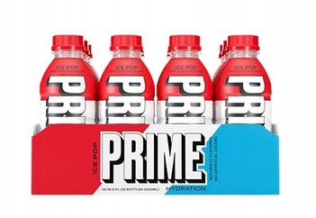 Napoj Prime Hydration Ice Pop 12x500ml USA Import Logan Paul KSI