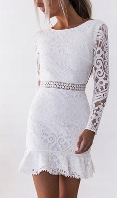 X082 CIKELLY SUKIENKA BIAŁA R.M