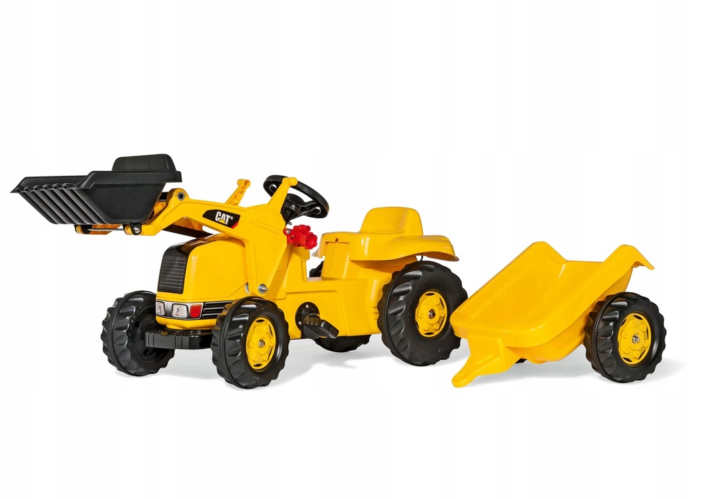 Rolly Toys Traktor Cat Z Łyżką I Przyczepą Rollyki