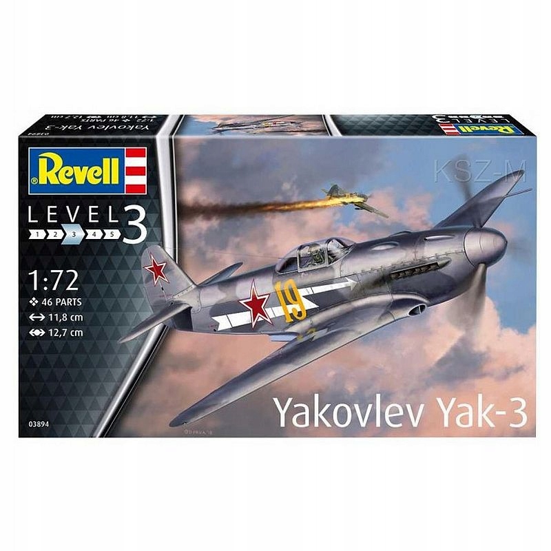 Купить REVELL 03894 - Истребитель Як-3 1/72: отзывы, фото, характеристики в интерне-магазине Aredi.ru