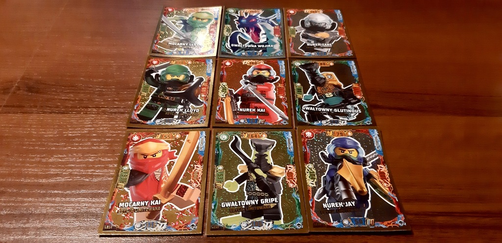 8 kart limited Ninjago seria 7 następny poziom