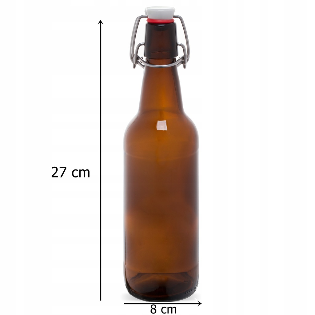 Butelki szklane 500 ml Piwo Nalewki Oliwa 4 SZT