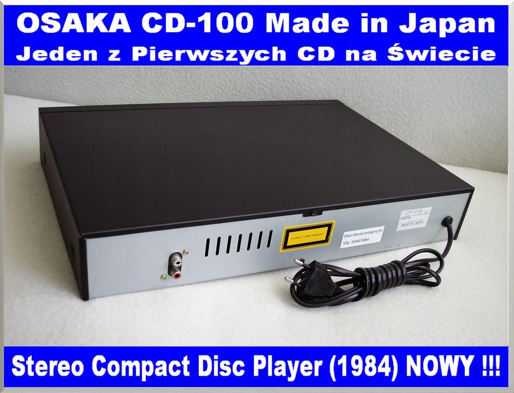 OSAKA CD-100 / 16 Bit / 1984 r. NOWY !!! - 7899834777