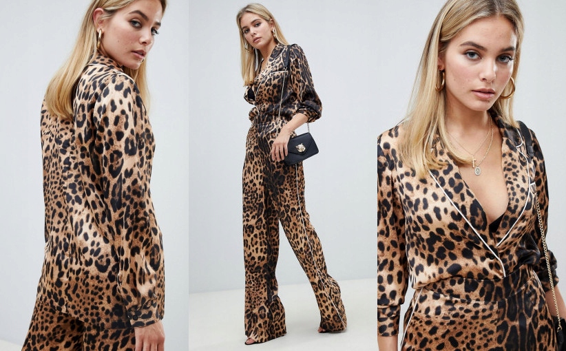 B3G101*PRETTYLITTLETHING KOSZULA LEOPARD 38M I00