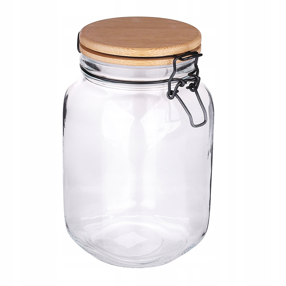 SŁOIK POJEMNIK SZKLANY na mąkę cukier 1500ml