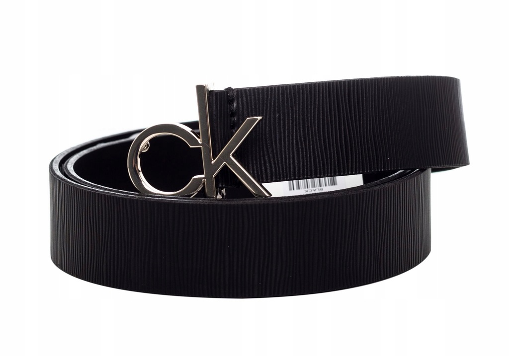 CALVIN KLEIN DAMSKI PASEK DO SPODNI 3CM BLACK r.95