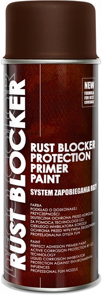 BRĄZOWA FARBA ANTYKOROZYJNA RUST BLOCKER RAL8017