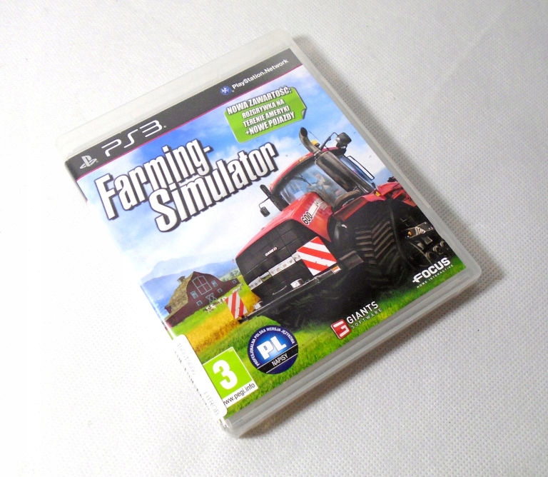 GRA FARMING SIMULATOR PS3 STAN BDB POLECAM !!