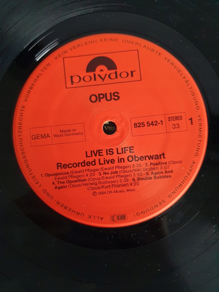 Купить Opus - Live Is Life LP: отзывы, фото, характеристики в интерне-магазине Aredi.ru