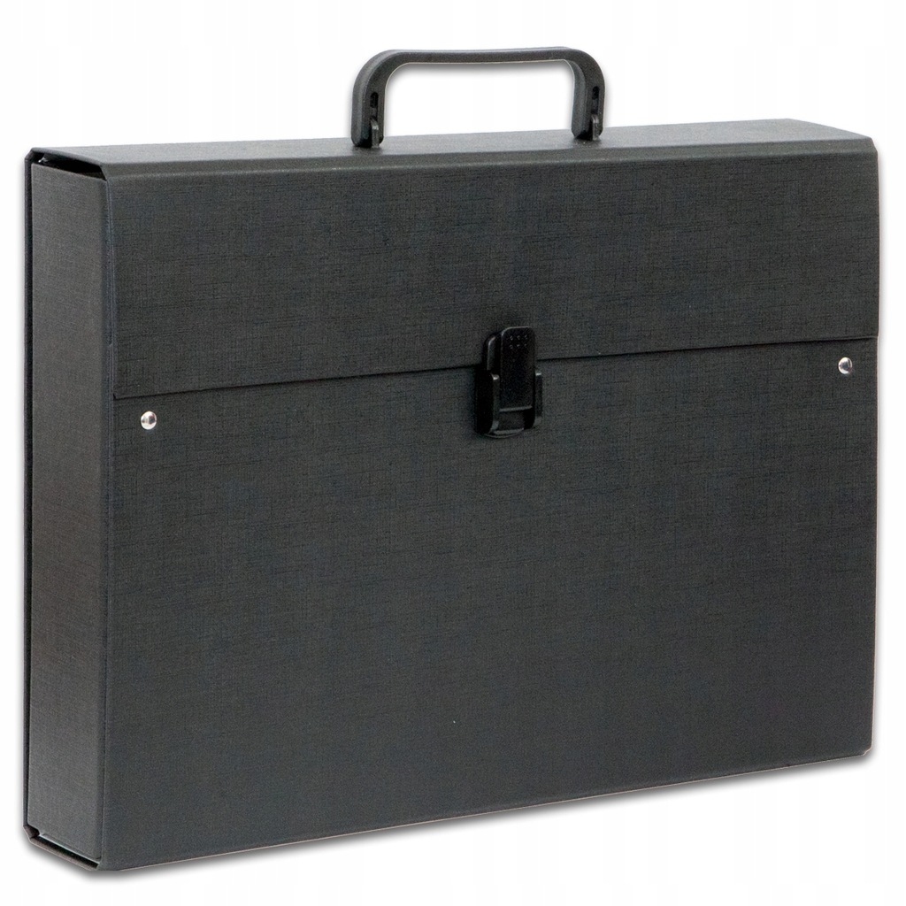 TECZKA Z RĄCZKĄ A4 6,5 CM MAXI PLUS LUX PCV PENMATE CZARNA