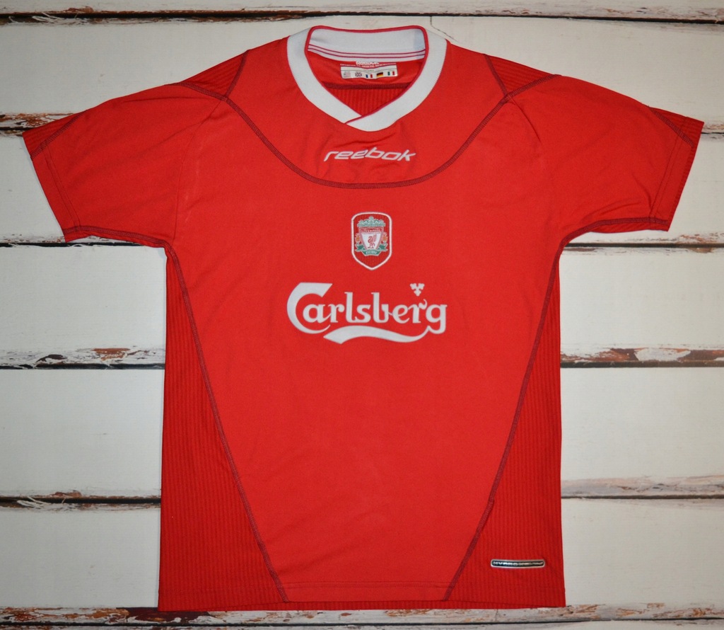 REEBOK _ LIVERPOOL GERRARD CZERWONA 2002/04 152cm