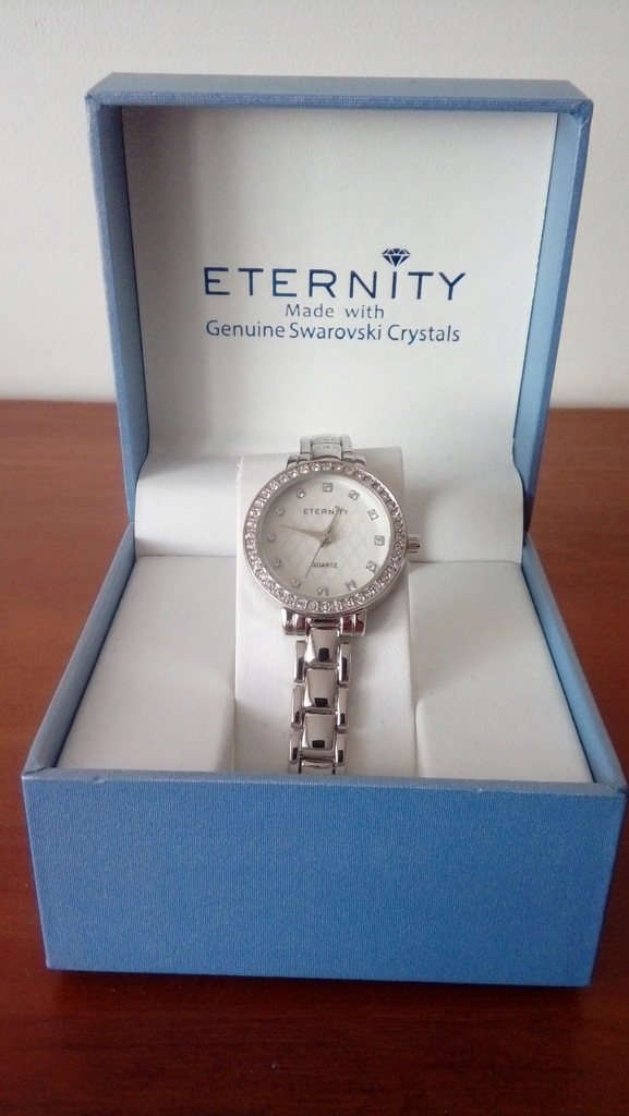 Eternity made with shop genuine swarovski crystals watch