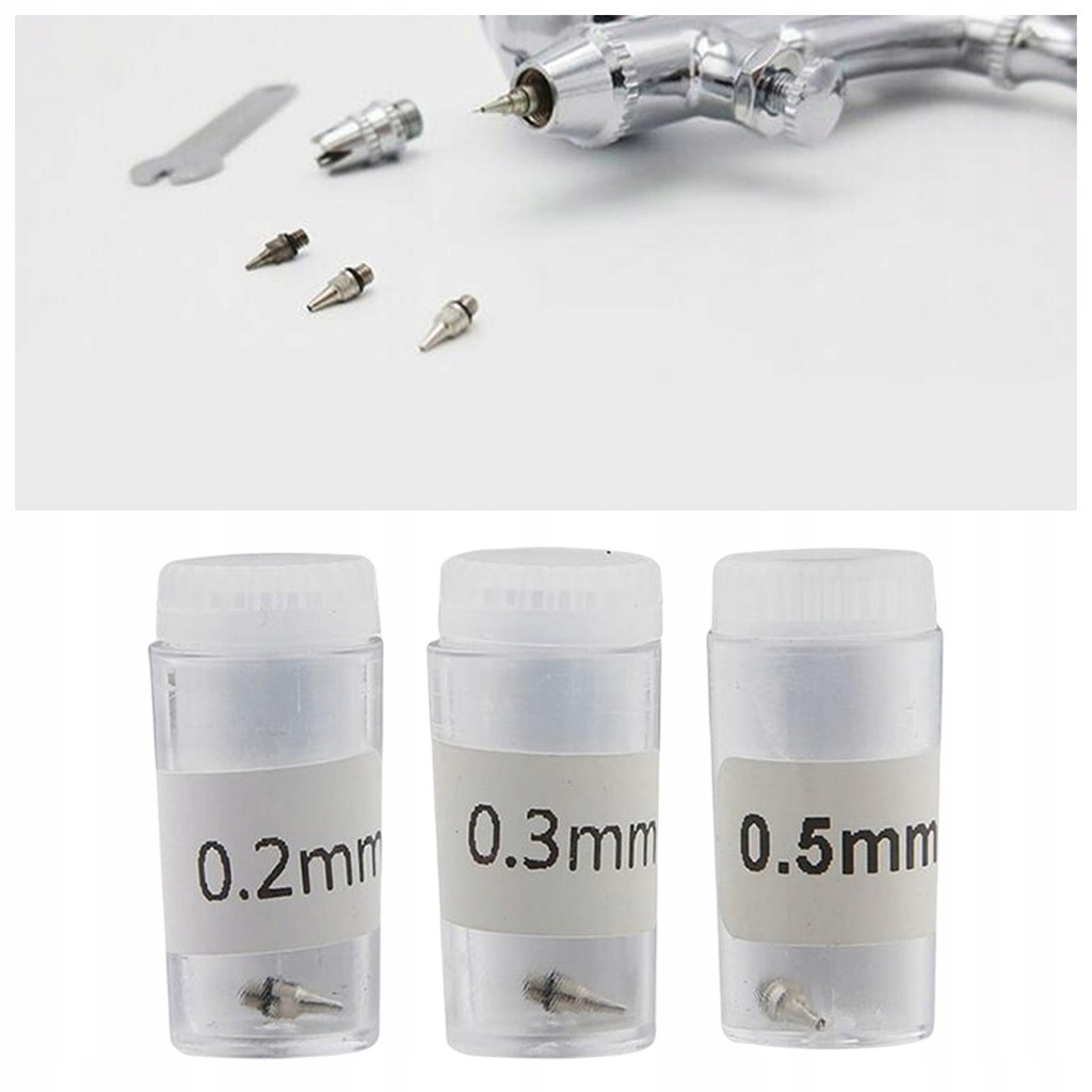 3 Pcs Airbrush Nozzle for Painting Machine for Airbrush Needle