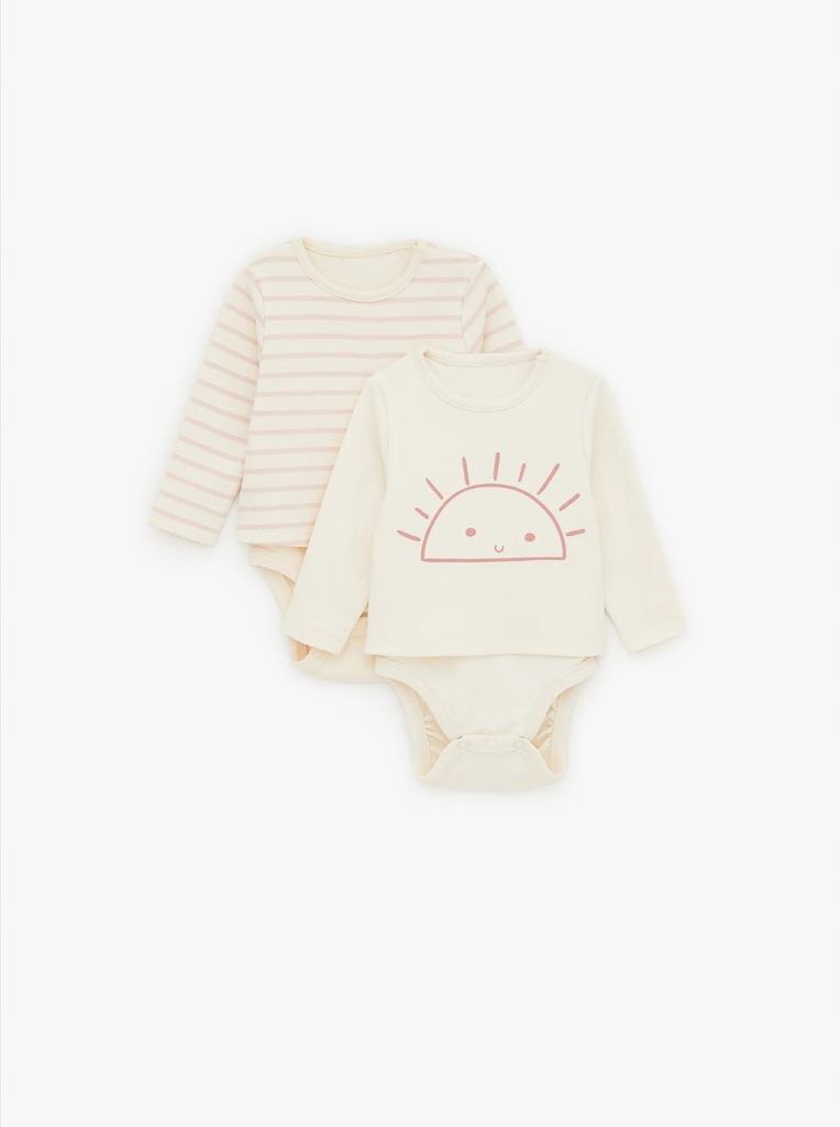 Body niemowlęce 2-pack Zara 80 cm/9-12 miesięcy