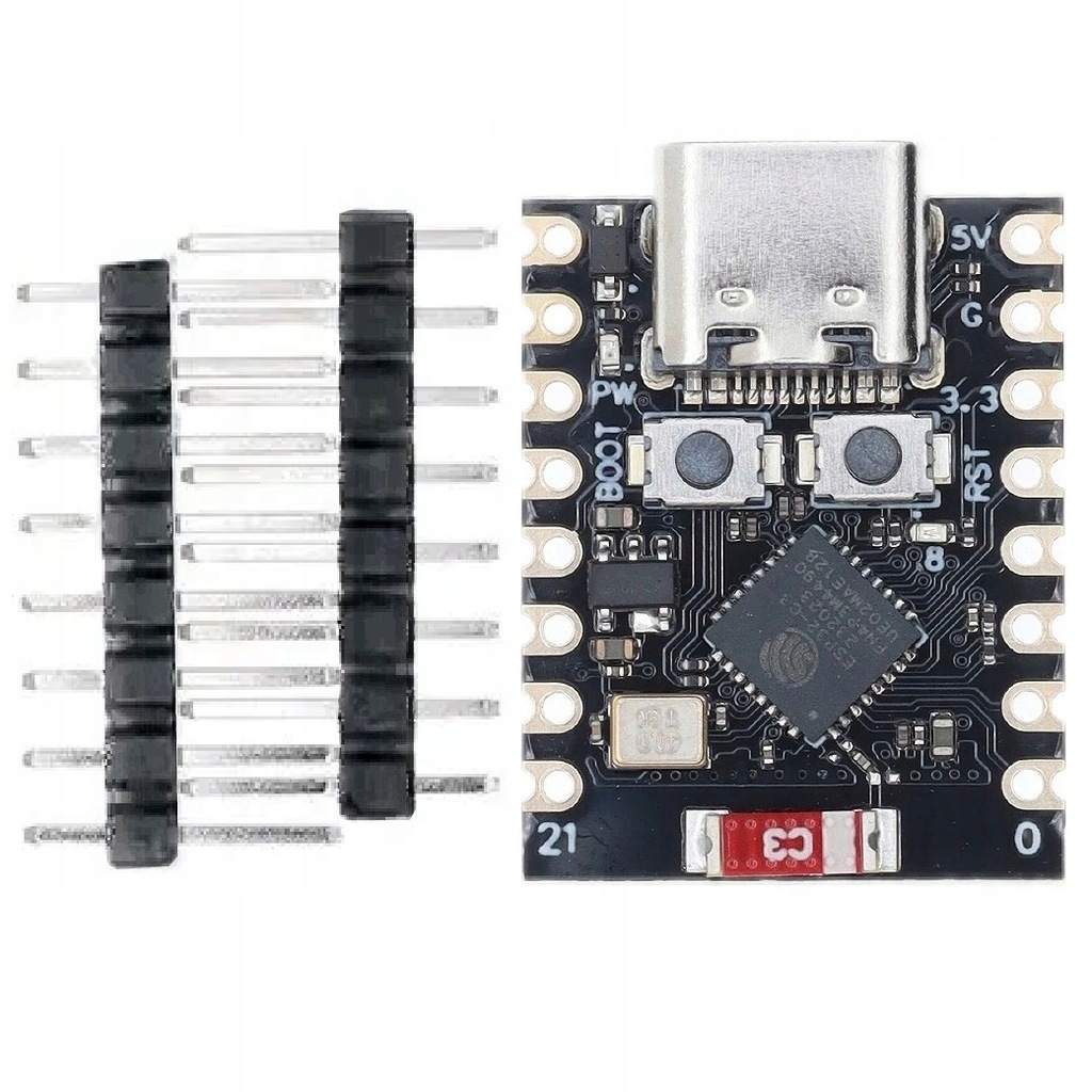 PŁYTKA ROZWOJOWA ESP32-C3 SUPER MINI WIFI BLUETOOTH 5.0 RISC-V USB TYP C
