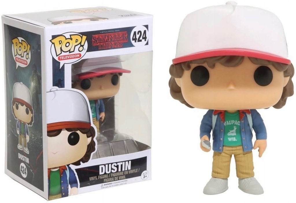 Funko POP Stranger Things: Dustin 424