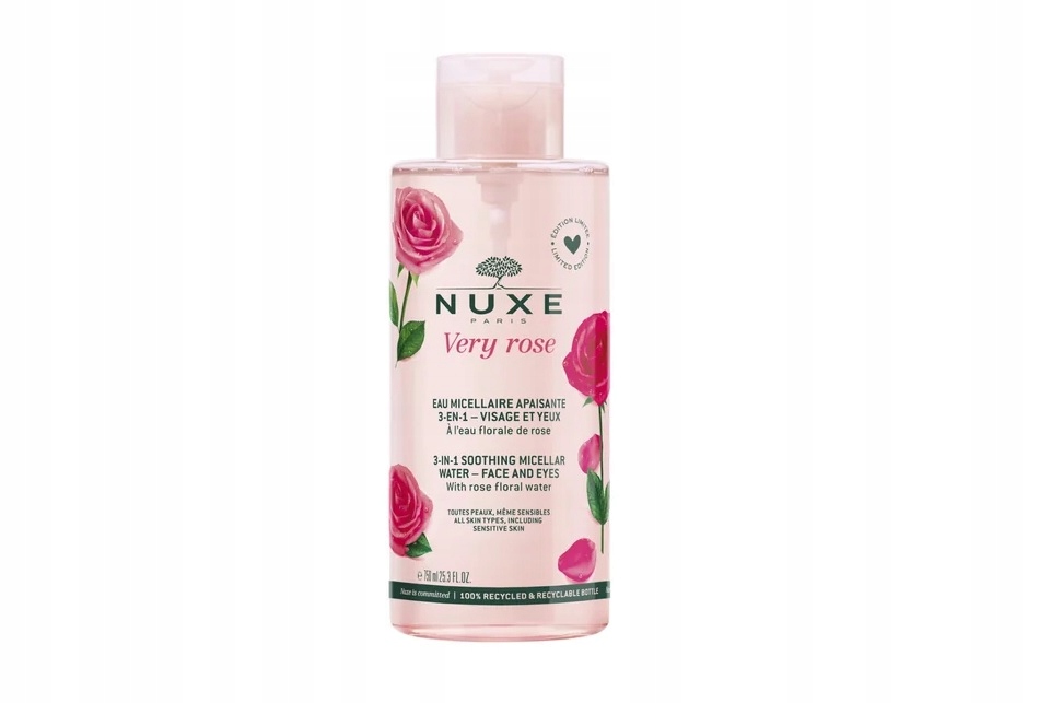 Nuxe Very Rose Łagodząca woda micelarna 750ml