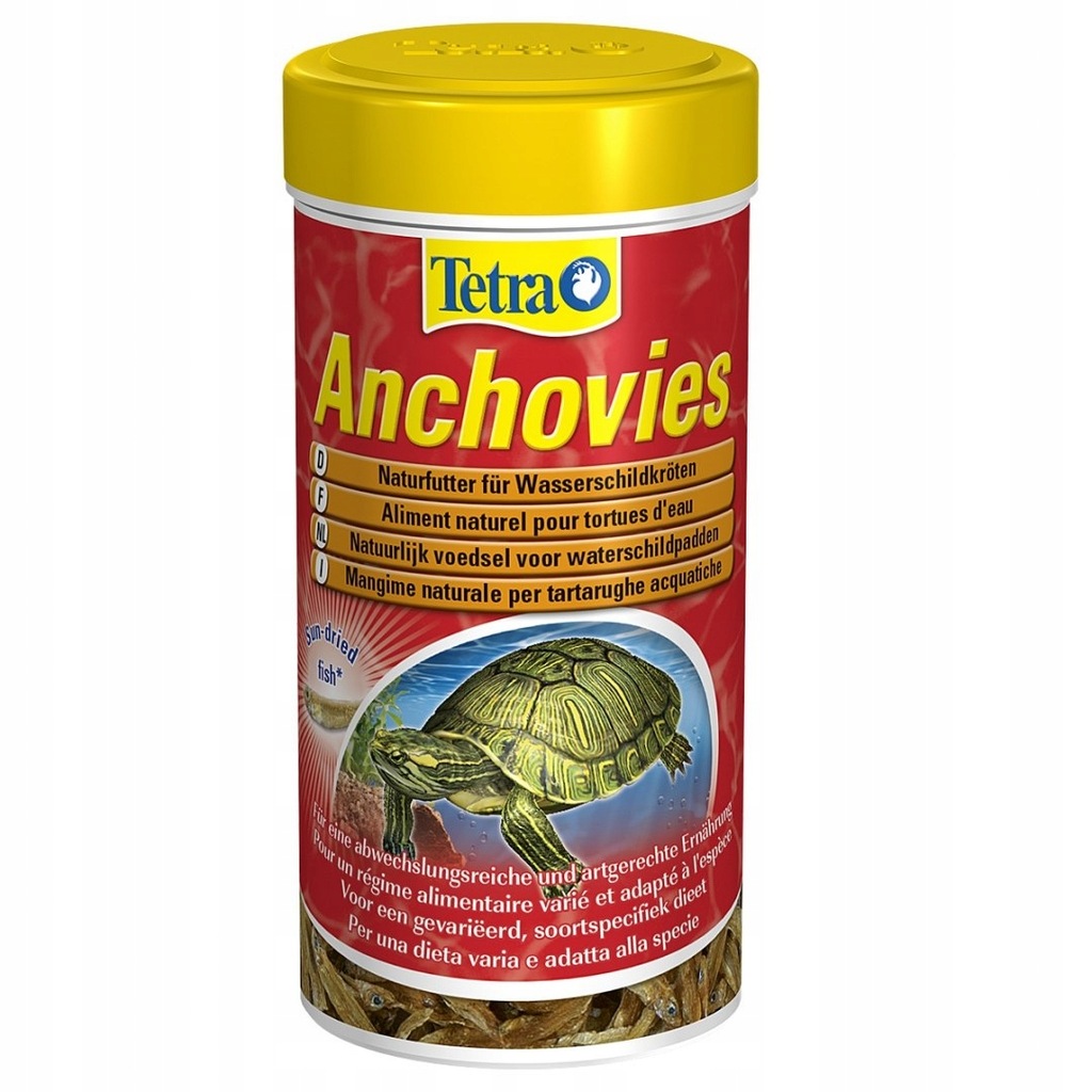 Tetra Anchovies 250ml - pokarm z anchois dla żółwi