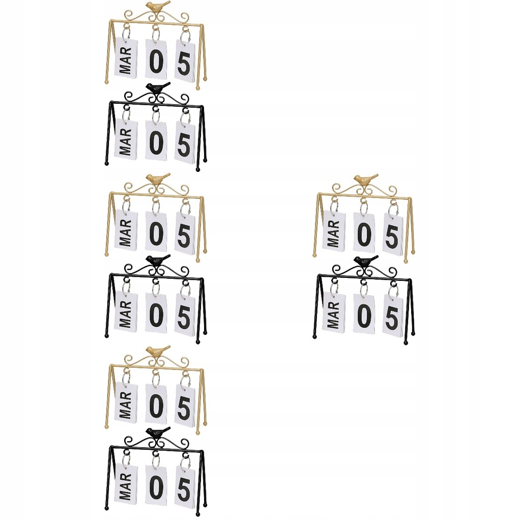 8 pieces Inverted calendar Table calendar