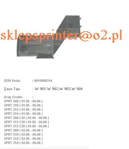 UCHWYT ZDERZAKA TYŁ MERCEDES SPRINTER 208-416