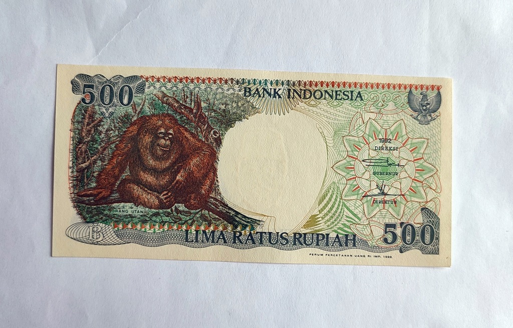 Indonezja 500 Rupii 1992 r. Stan UNC
