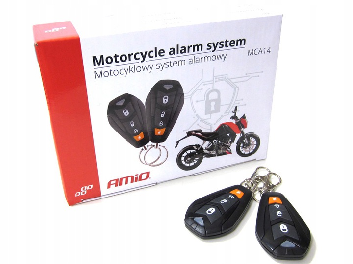 Alarm do motoru skutera quada motocykla + 2 piloty