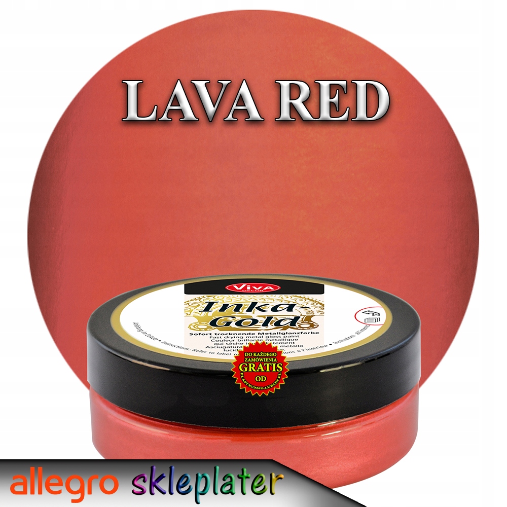 Pasta metaliczna old gold Inka Lavared 62,5g Viva