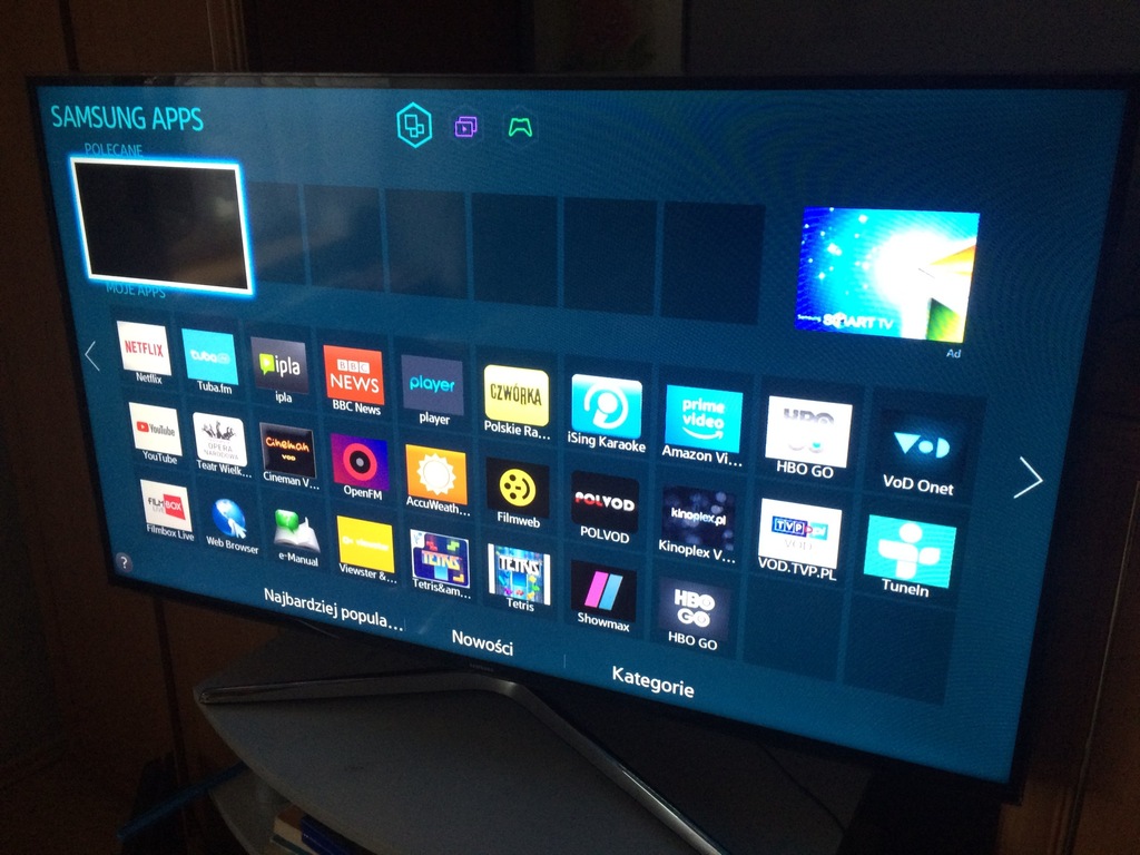 SAMSUNG UE50H6400 50" HD LED 3D HBO GO JEDYNY