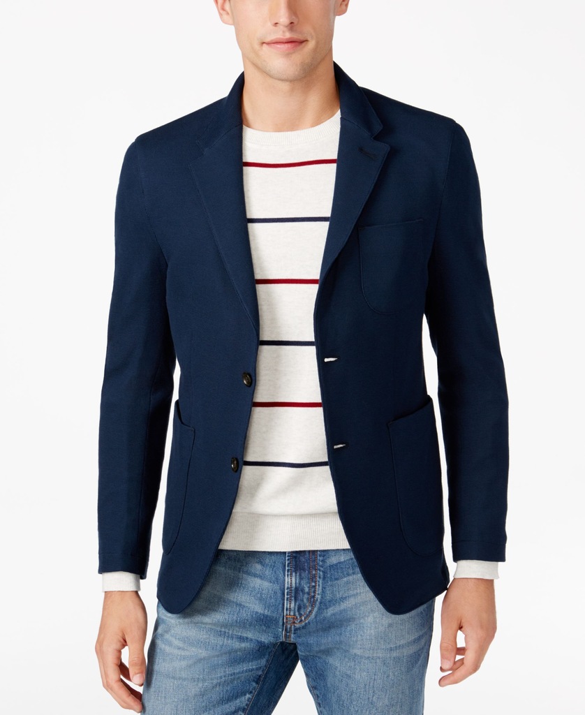 TOMMY HILFIGER MARYNARKA SPORTOWA ,BLAZER , L