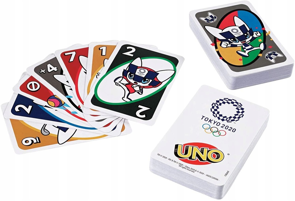 Купить КАРТОЧНАЯ ИГРА UNO Olympic Tokyo 2020 со 112 картами GNL01 ...