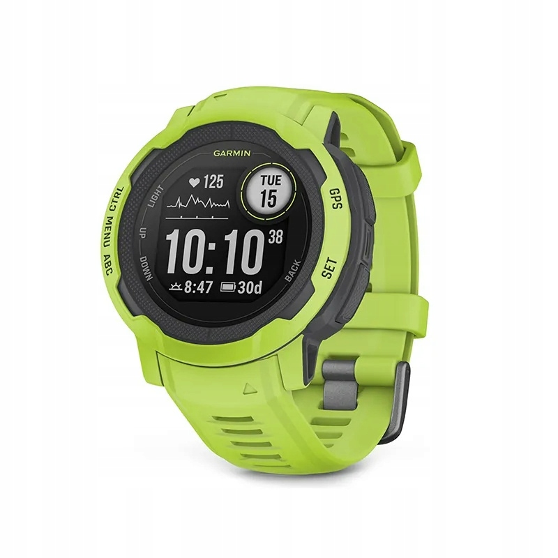 Garmin Instinct 2 z czujnikiem tętna HRM Elevate Limonkowy