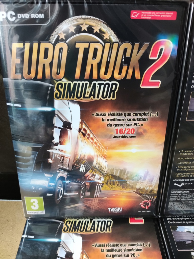 Купить EURO TRUCK SIMULATOR 2 ПК PL НА ФОЛЬГОВОЙ ОСНОВЕ: отзывы, фото и ...