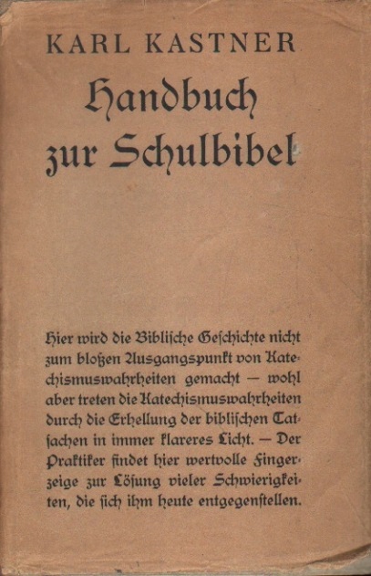 Handbuch zur Schulbibel 1937r.
