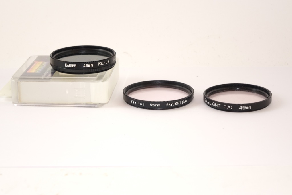 Zestaw 3 filtrów(49mm, 49cm, 52mm)