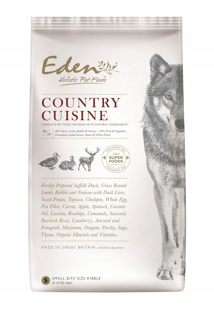 EDEN Country Cuisine (S) 6 kg dla małych psów