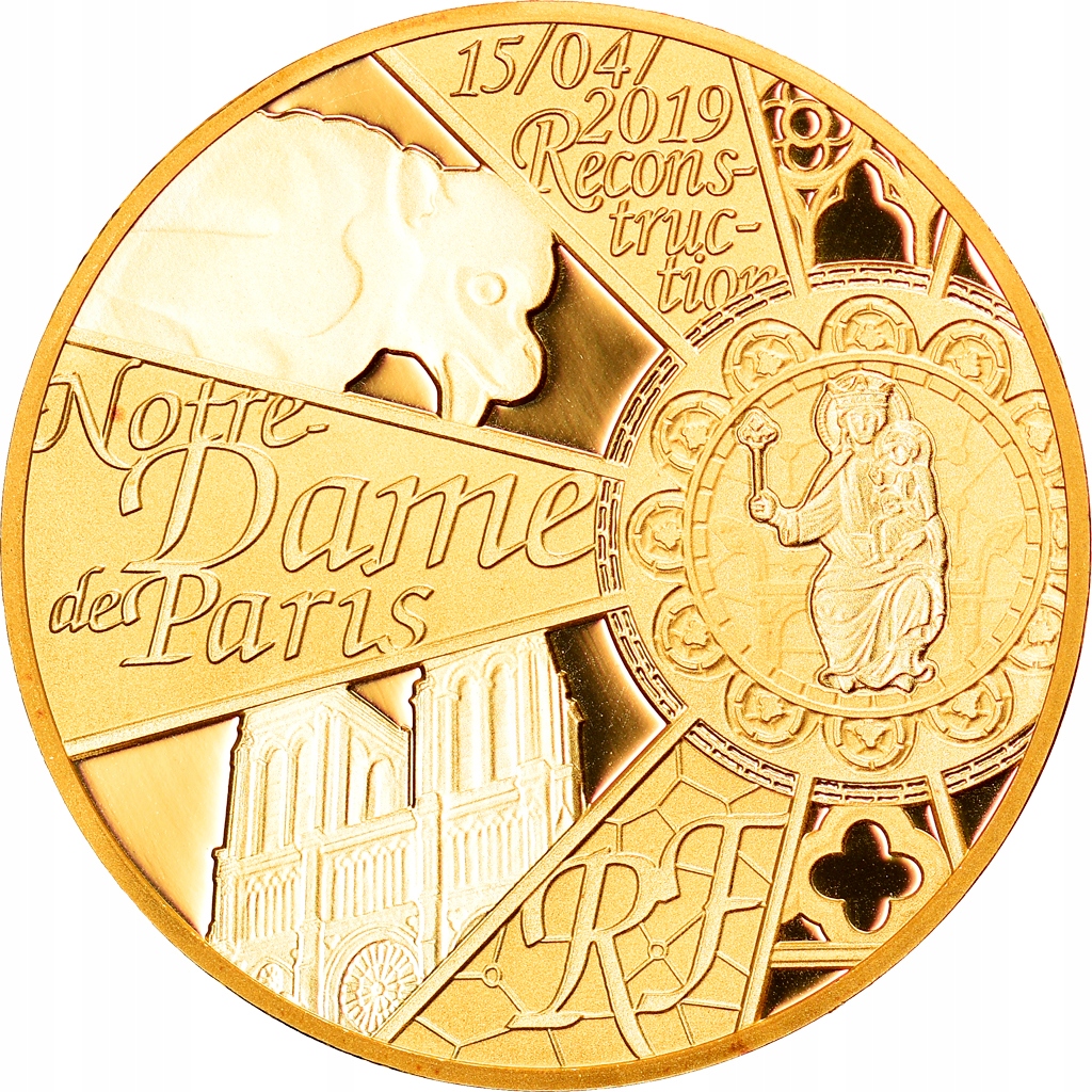 Francja, Monnaie de Paris, 50 Euro, Reconstruction