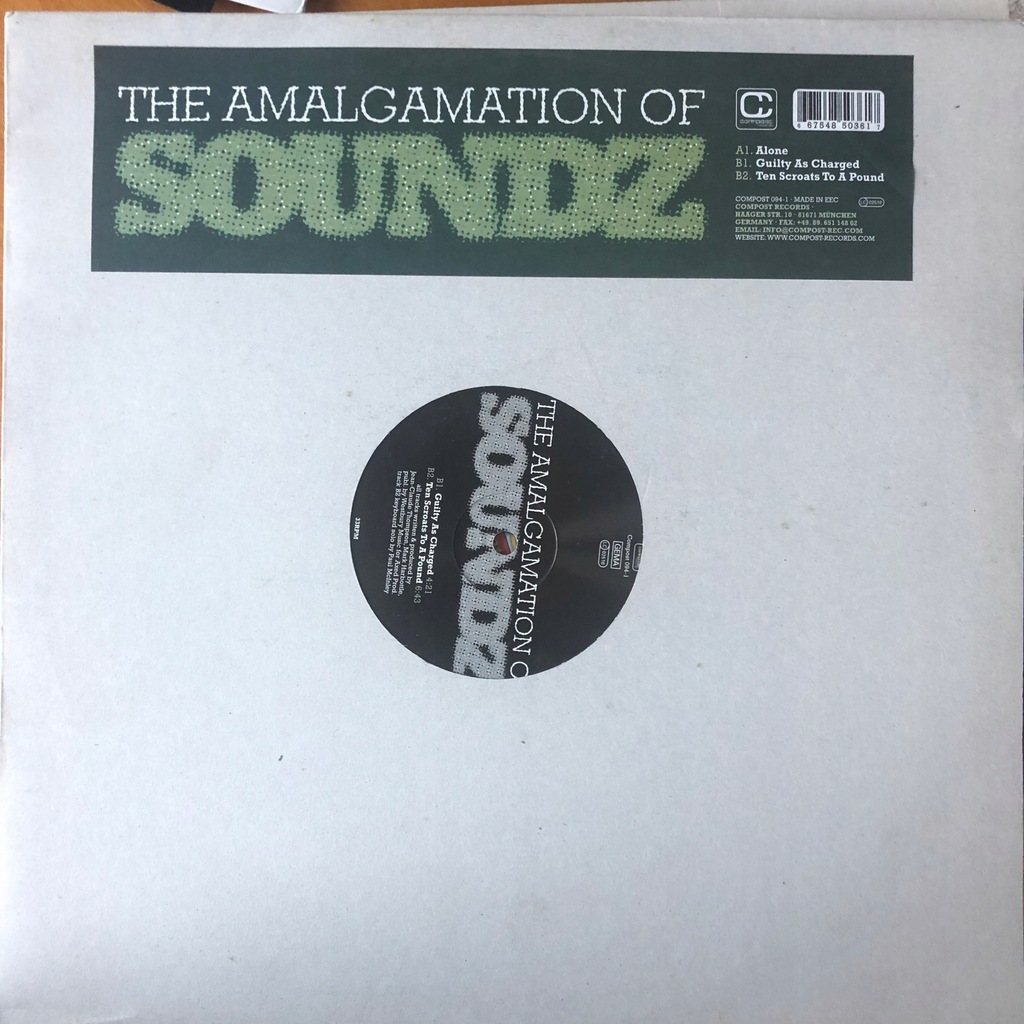 THE AMALGAMATION OF SOUNDZ - ALONE 12''MAXI