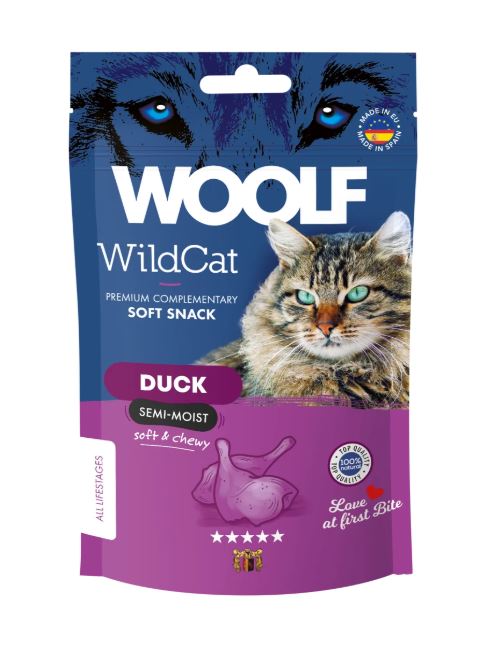 Woolf WildCat Soft Snack Duck 50g