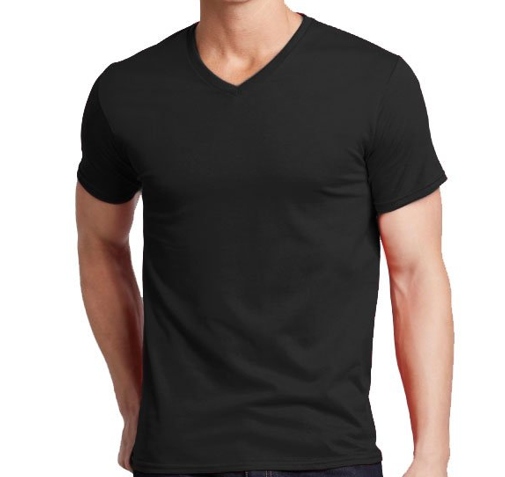 True style męska czarna koszulka bawełniana XL