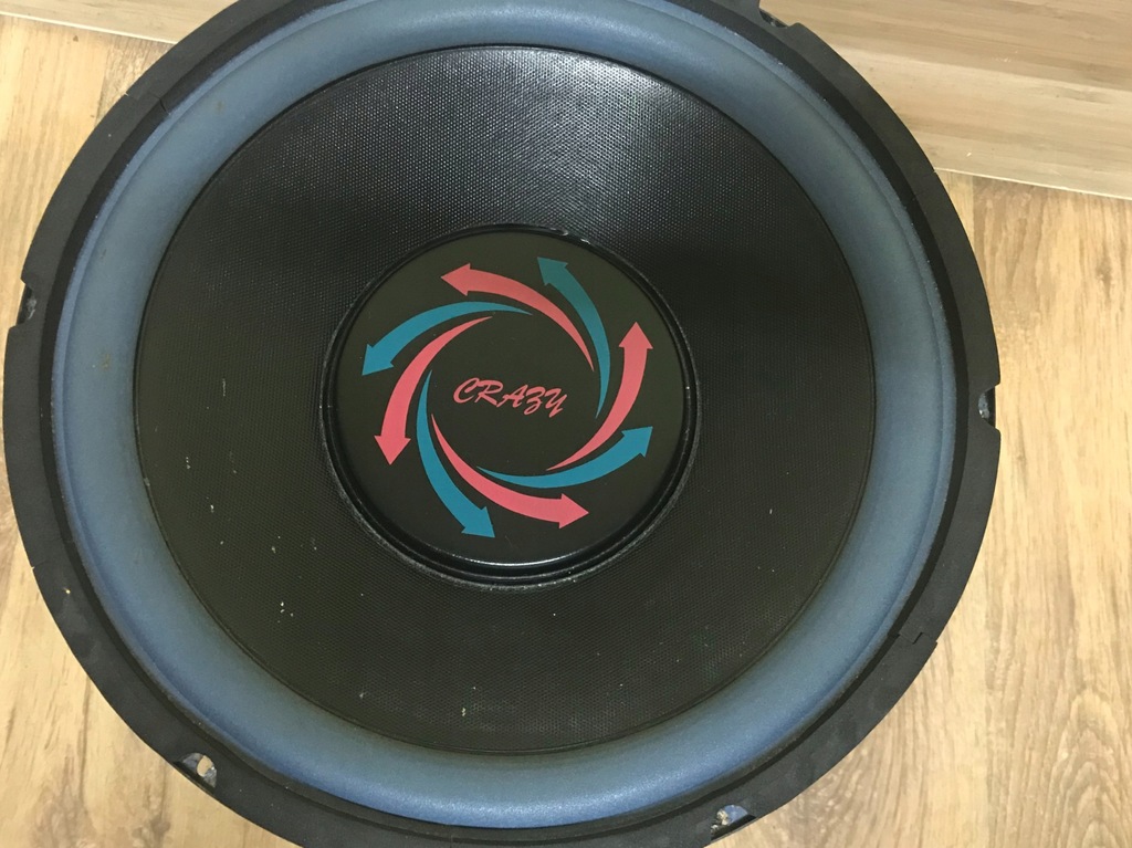 głośnik niskotonowy 30 cm - CRAZY - subwoofer 12”