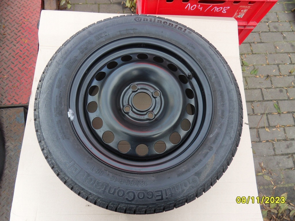 KOŁO ZAPASOWE R15 4X100 ET49 6JX15H2 OPEL 2150143