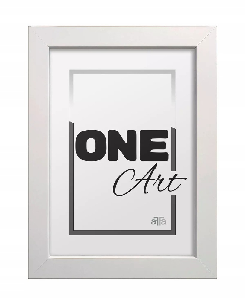 Ramka Hekla 10x15 cm, biała