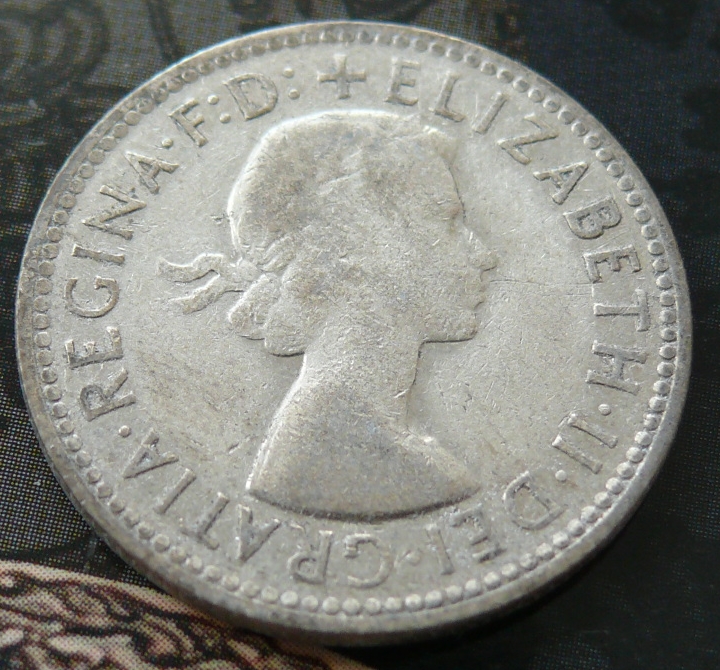 Australia - 1 Shilling - 1955 srebro Ag