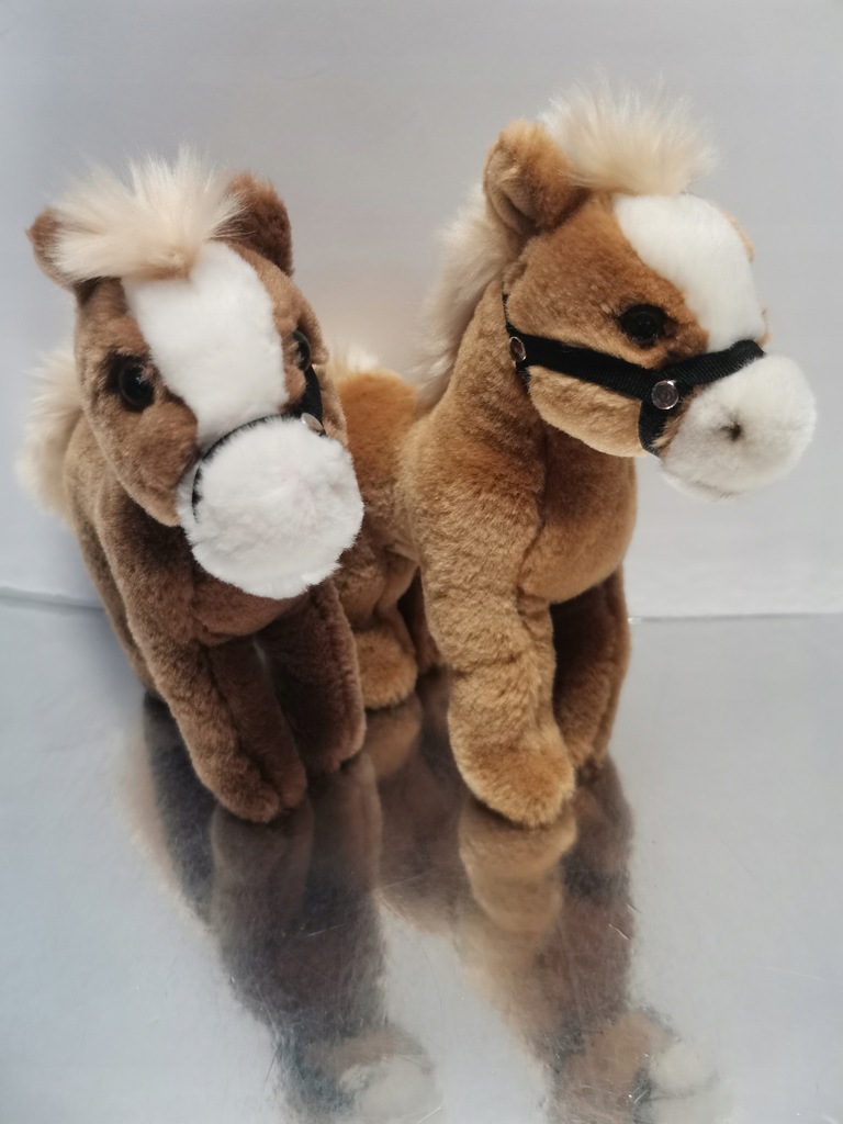 Uni-Toys źrebak zestaw 2szt koń konik maskotka 20c
